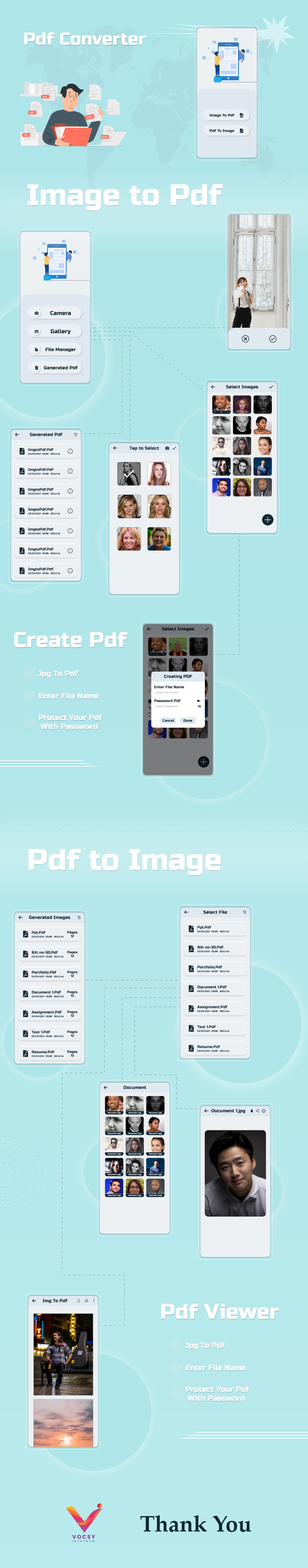 Image To PDF Converter + Android Mobile App+Admob Ads Full Application - 1
